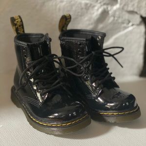 Toddler DrMartens Patent leather boots